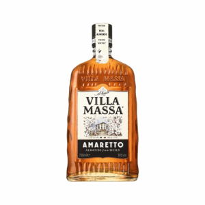Botella de Amaretto Villa Massa, licor italiano de almendras dulces disponible en Barcelona Wines Online