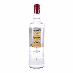 Botella de Caimán Melón Sin Alcohol, bebida refrescante con sabor a melón, ideal para cualquier ocasión.