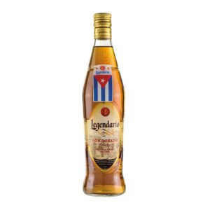 Botella de Ron Legendario Dorado de 70cl – Ron cubano dorado de sabor suave y toques de vainilla y caramelo
