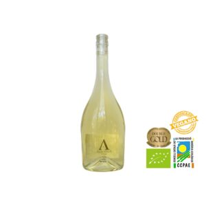 Botella de Vino Blanc Alkimia Blanc, un vino fresco y aromático, disponible en Barcelona Wines Online