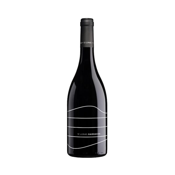 Botella de 12 Lunas Garnacha, vino tinto de la región de Somontano, disponible en Barcelona Wines Online