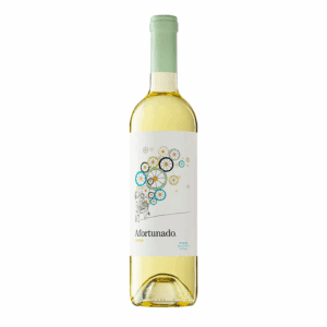 Botella vino Blanco Afortunado