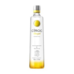 Botella de vodka Cîroc Pineapple de 700 ml con diseño elegante y sabor a piña tropical