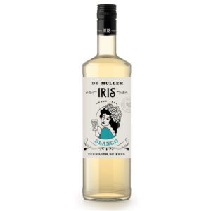 Botella de Vermouth Iris Blanco de Bodegas De Muller, vermut blanco de Reus con aromas cítricos y florales.