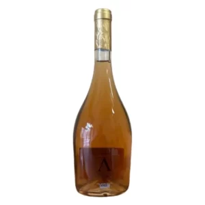 botella de vino naranja